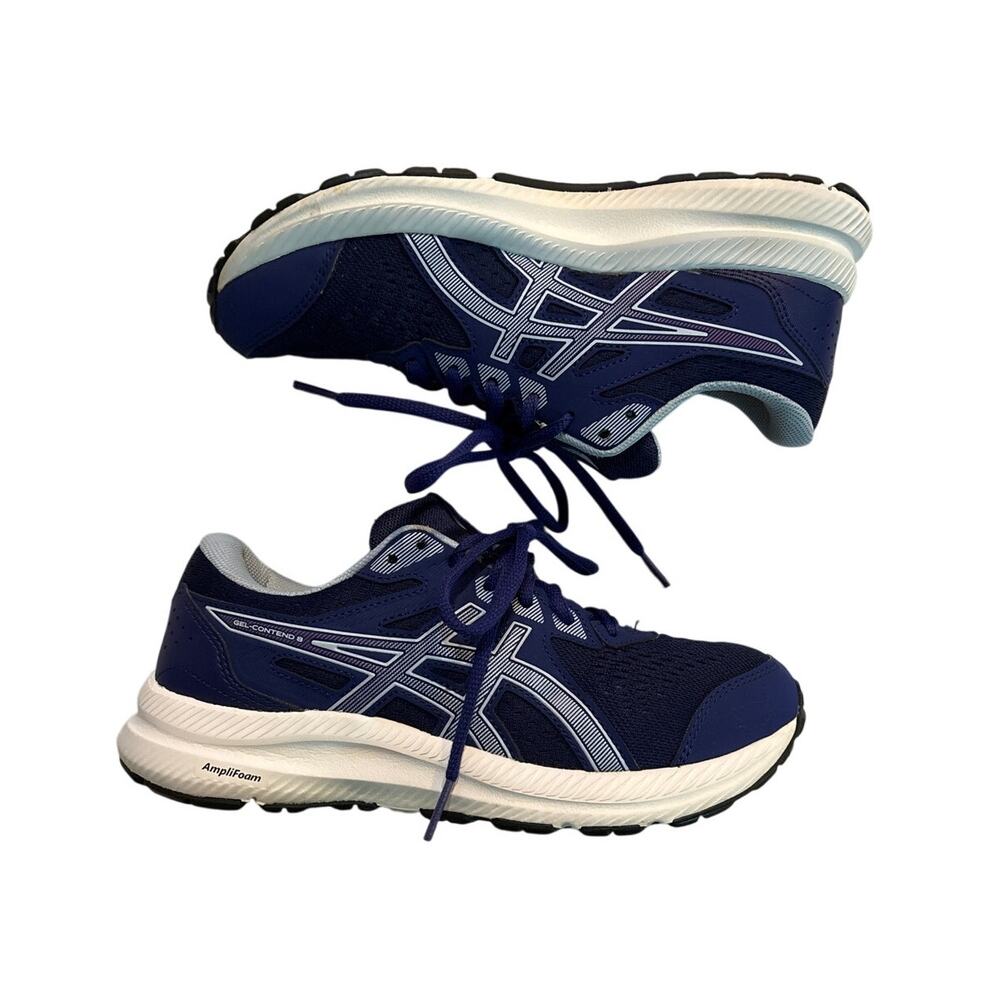 ASICS Gel-Contend 8 Women’s 7 Purple Running Shoes AmpliFoam